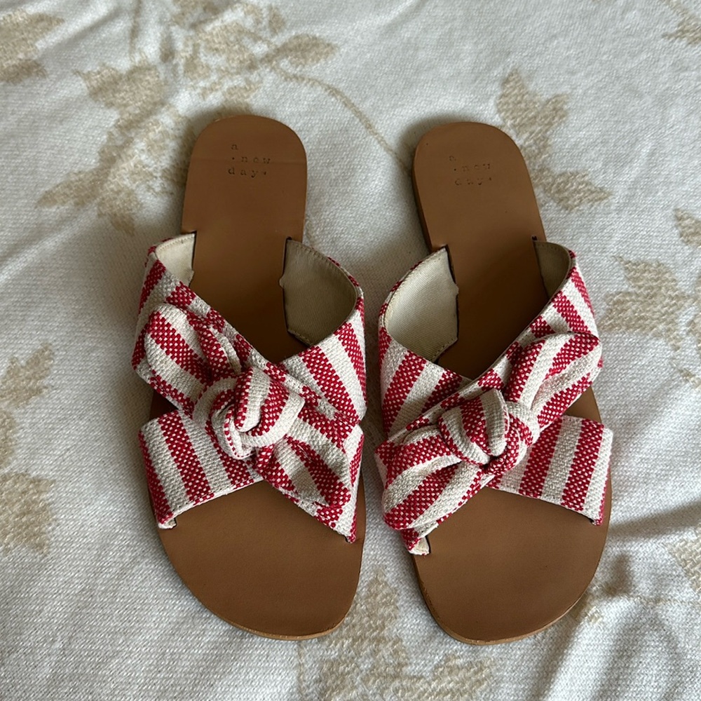 Striped Sandals
